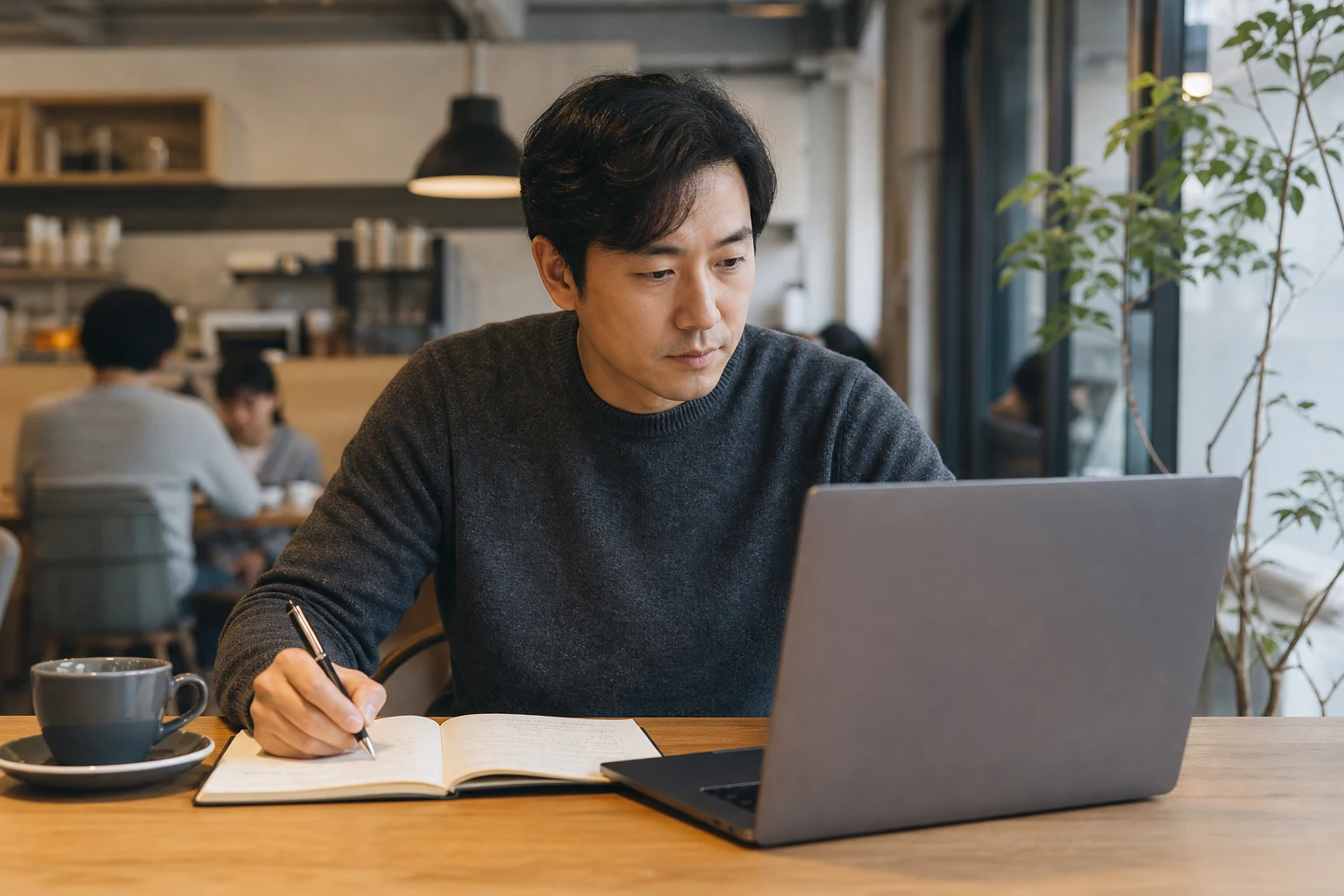 개인회생 개시결정 지연 이유 관련 자료를 검토하는 모습