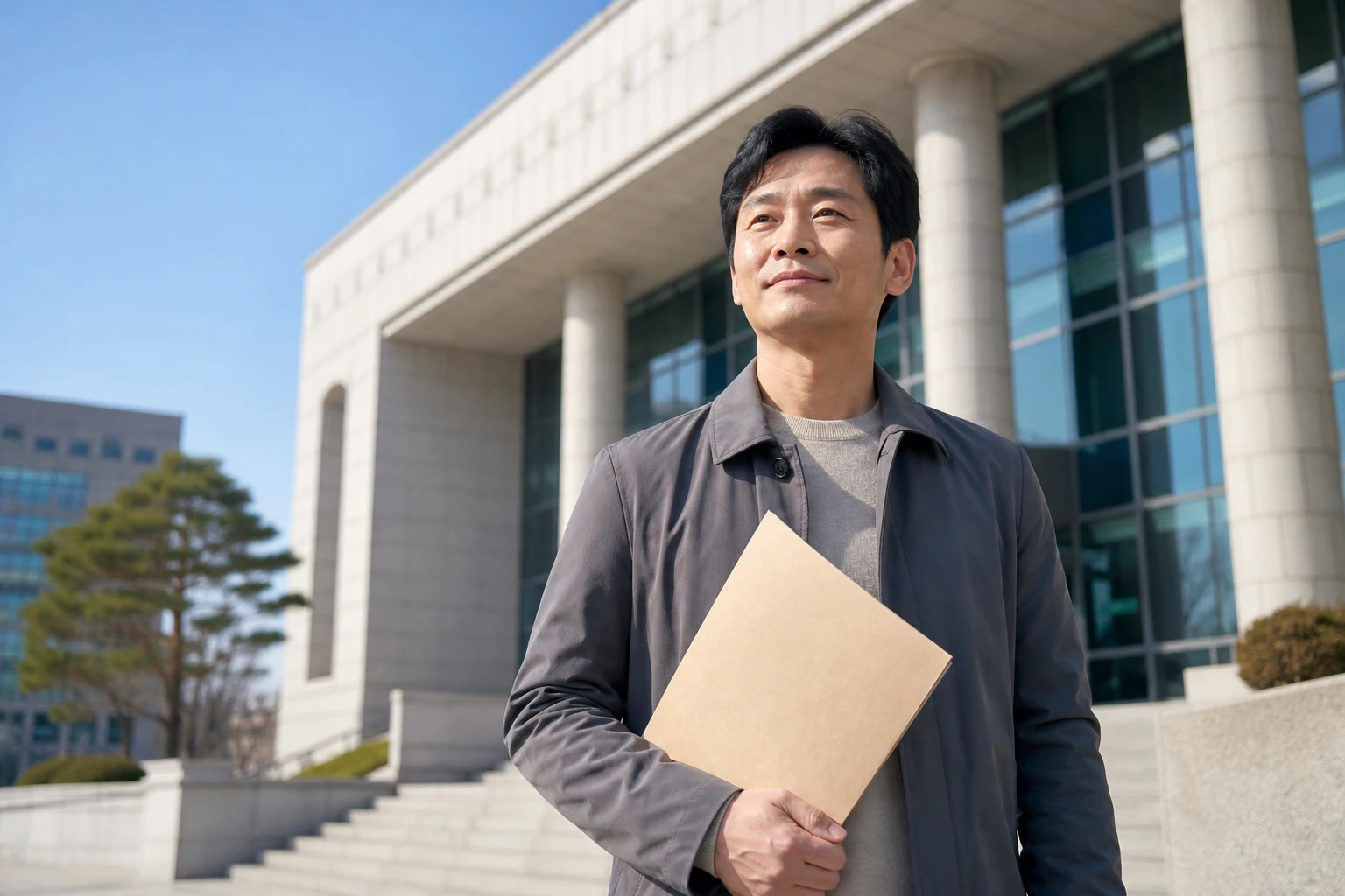 개인회생 인가결정 기간 관련 자료를 검토하는 모습